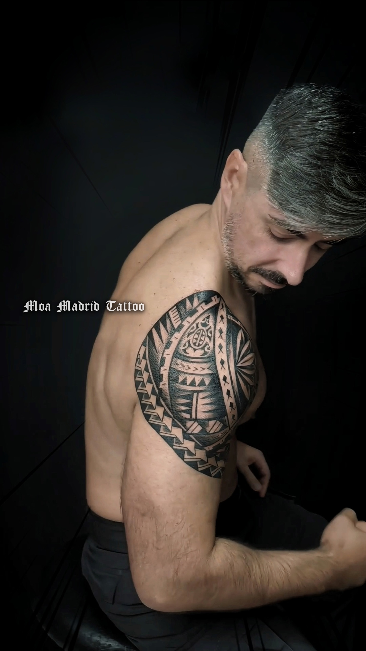 Una tortuga maorí integrada en el tatuaje samoano